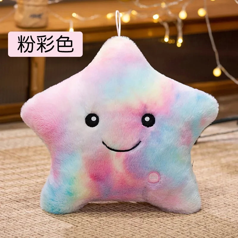 Smiling Light Up Star Plush Pillow - Image 10