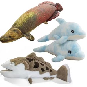 Realistic Long River Fish Plush Toy
