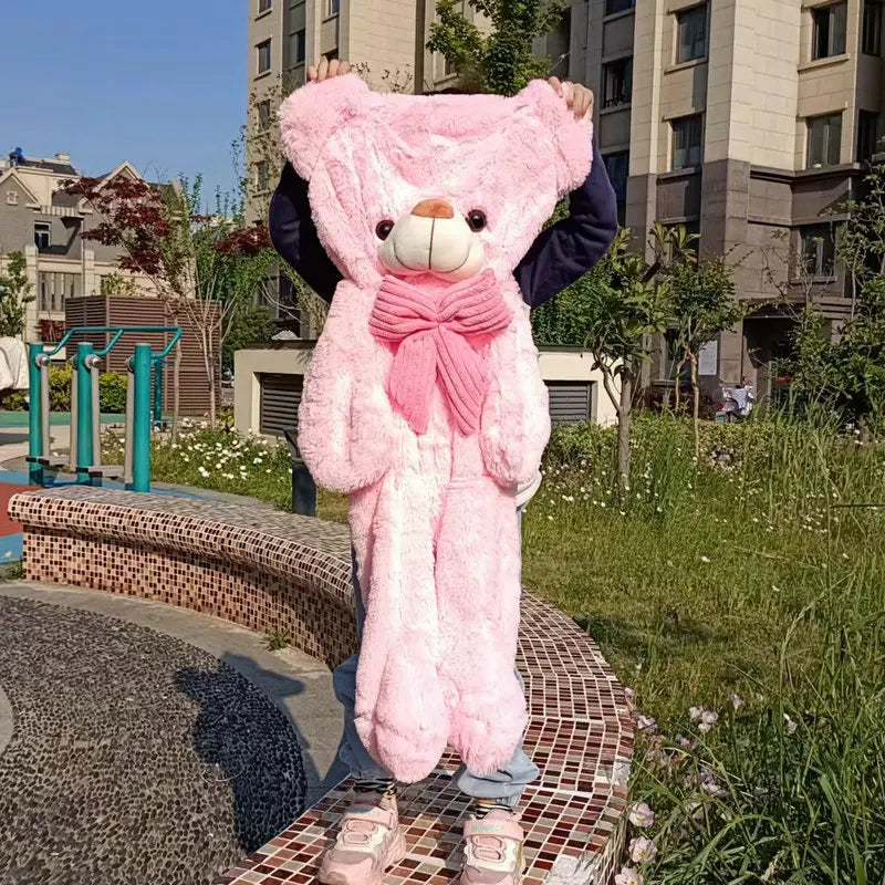 Oversized Light Blue Plush Teddy Bear - Image 3