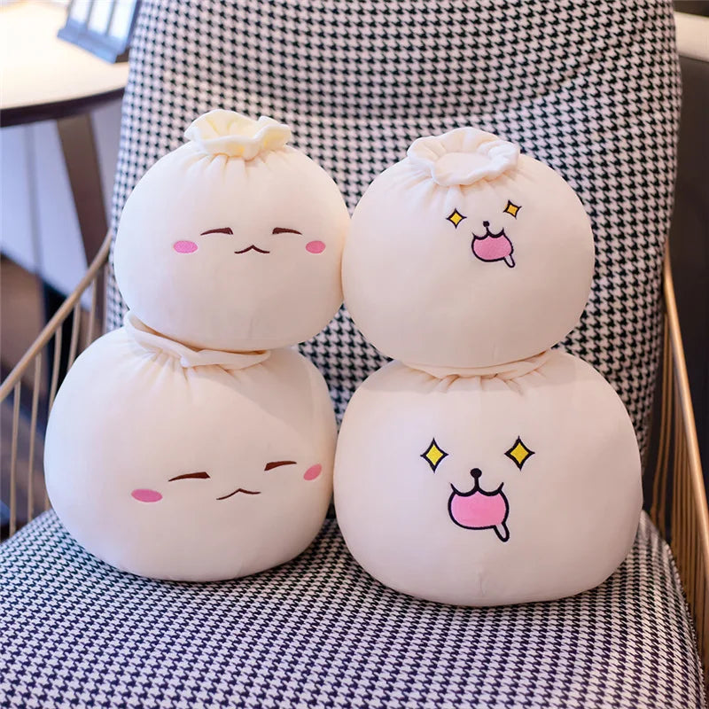 Kawaii Steamed Bao Bun Plush Pillow - Image 3