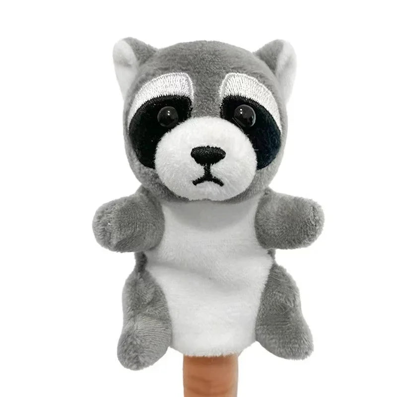 Set of 6 Safari Animal Plush Finger Puppets - Image 32