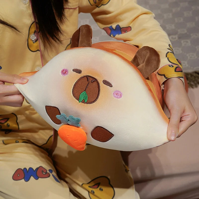 Cute Orange Gradient Baguette Plush Body Pillow - Image 5