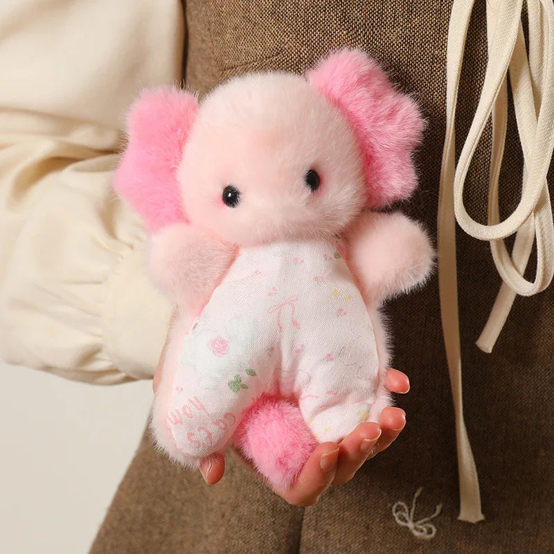 Pastel Plush Animal Toys with Patterned Bodies - Image 5