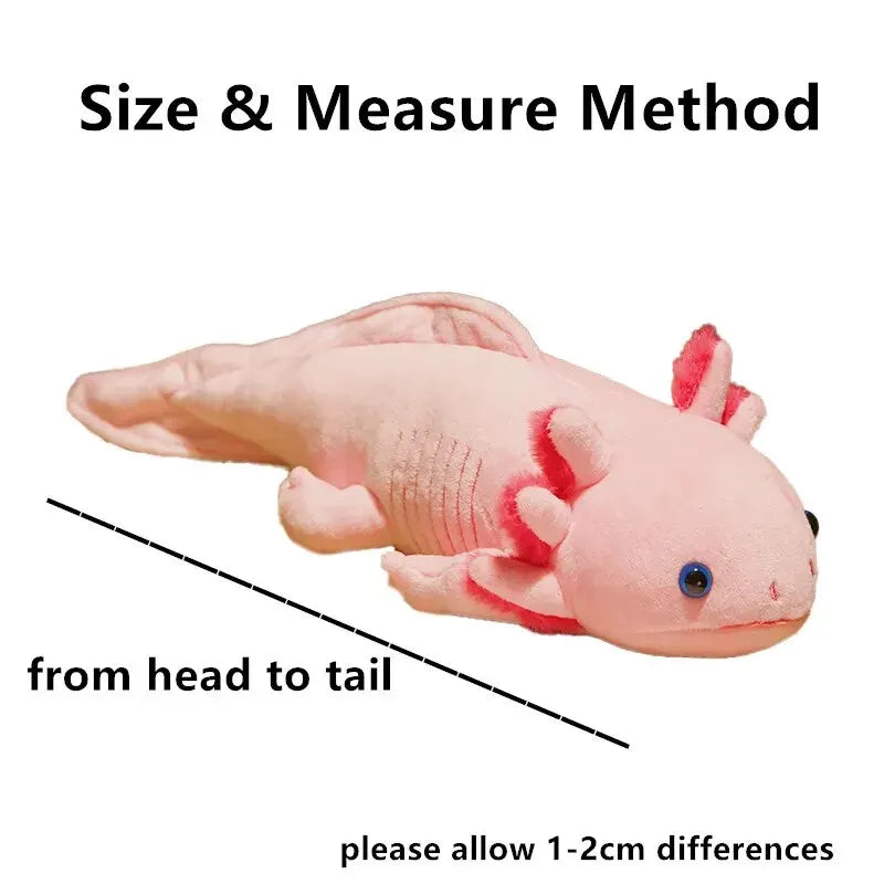 Axolotl Soft Plushie with Gills - Image 6