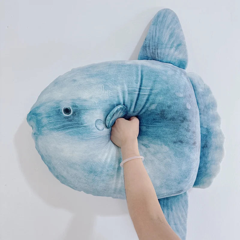 Realistic Mola Mola Sunfish Plush Toy - Image 4