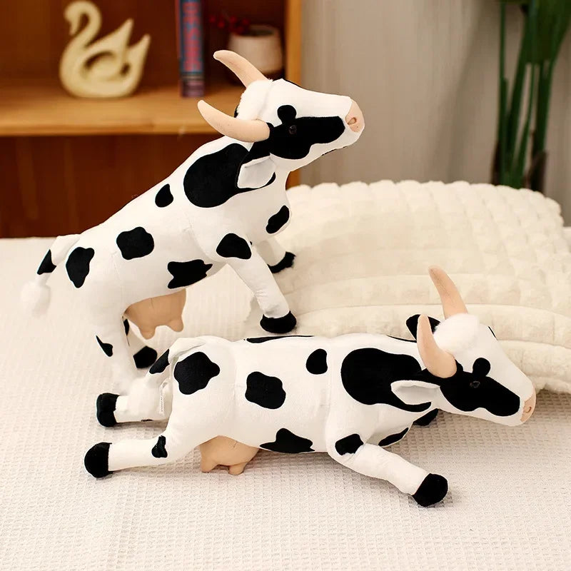 Black and White Spotted Cow Plush with Udders - Image 4