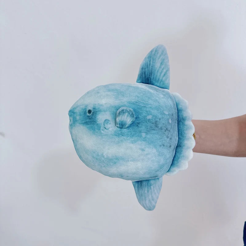 Realistic Mola Mola Sunfish Plush Toy