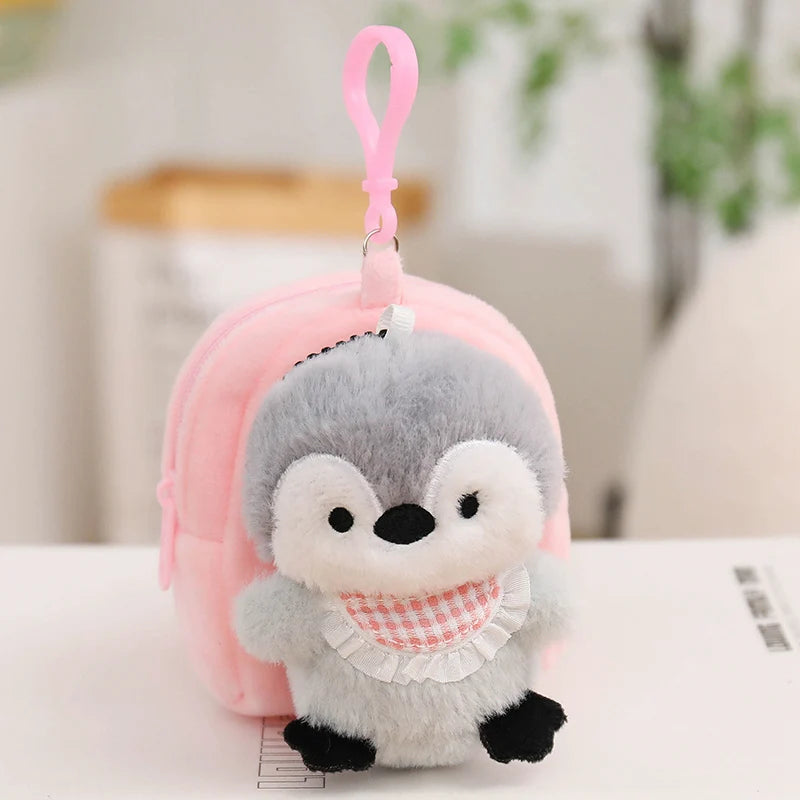 Orange Cat Plush Mini Backpack Keychain - Image 10