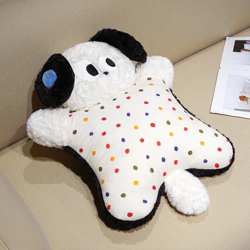 Cute Dog Plush Toy with Polka Dot Body - Image 9