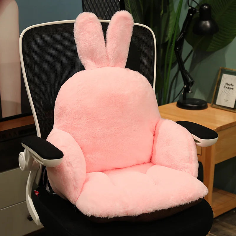 Plush Spotted Cow Back and Seat Cushion - Image 11