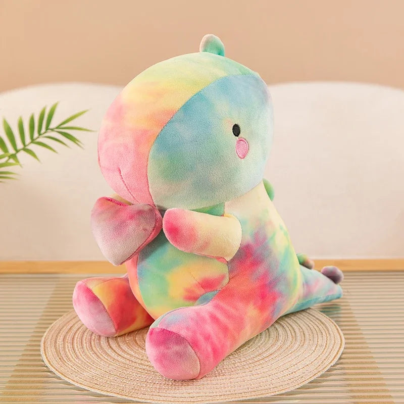 Cute Chubby Colorful Dinosaur Plush Toy - Image 10