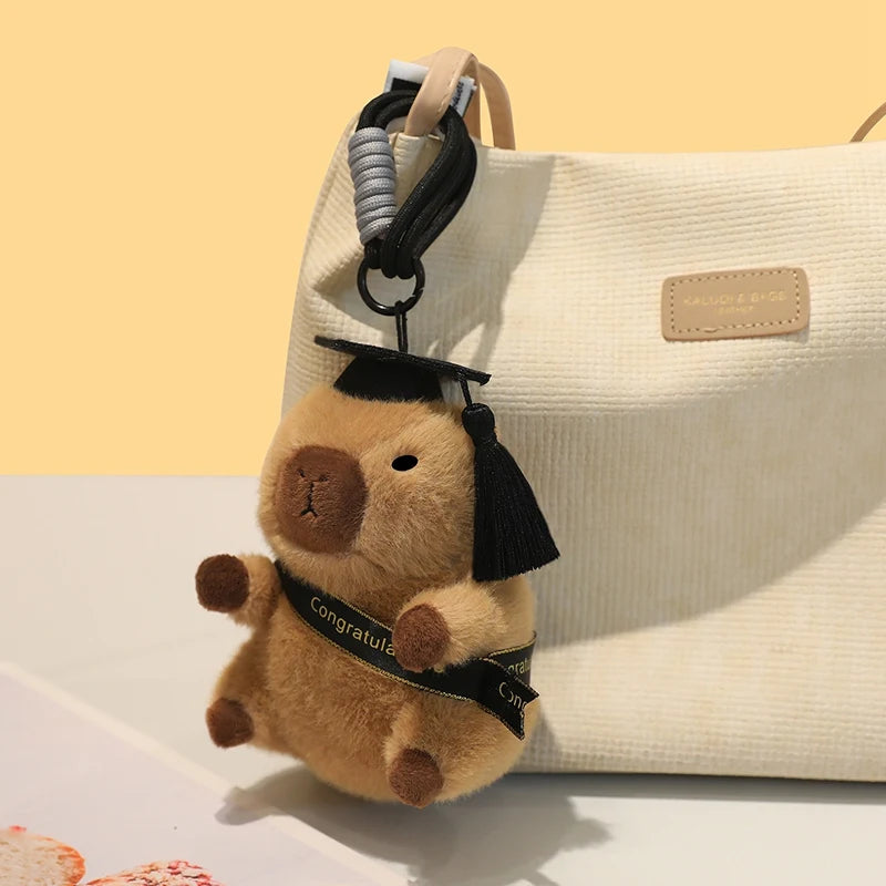 Adorable Graduation Plush Keychain with Ribbon - Image 14