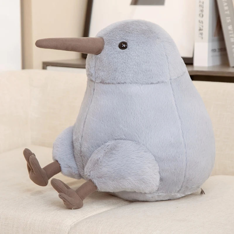 Soft Kiwi Bird Plush Toy with Long Beak - Image 7