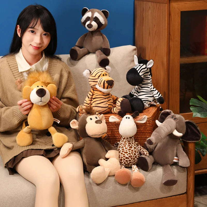 Cute Tan Lion Plush Toy with Fluffy Mane - Image 2