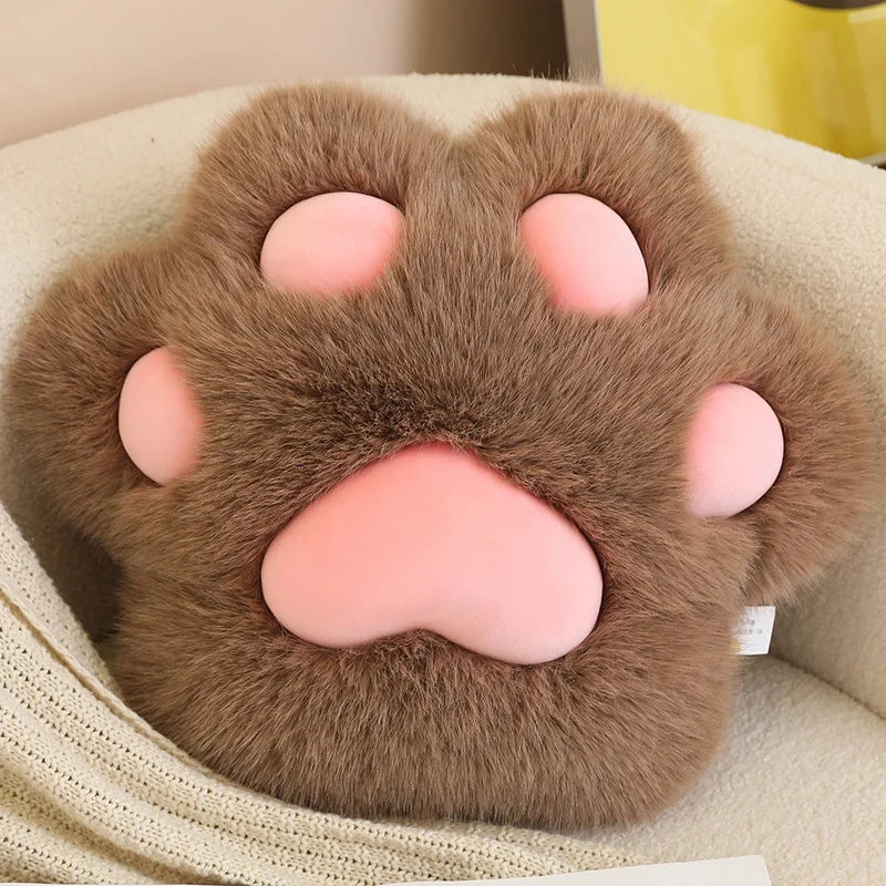Fluffy Animal Paw Shaped Pillow - Image 7