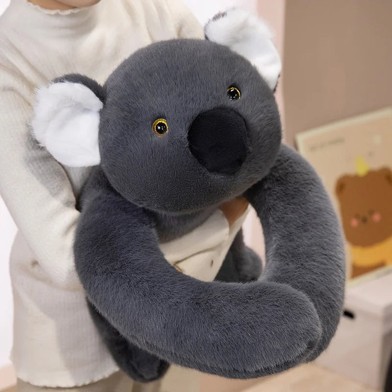 Cuddly Light Brown Lying Sloth Plush - Image 3