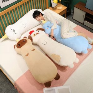 Cute Tan Cat Plush Body Pillow