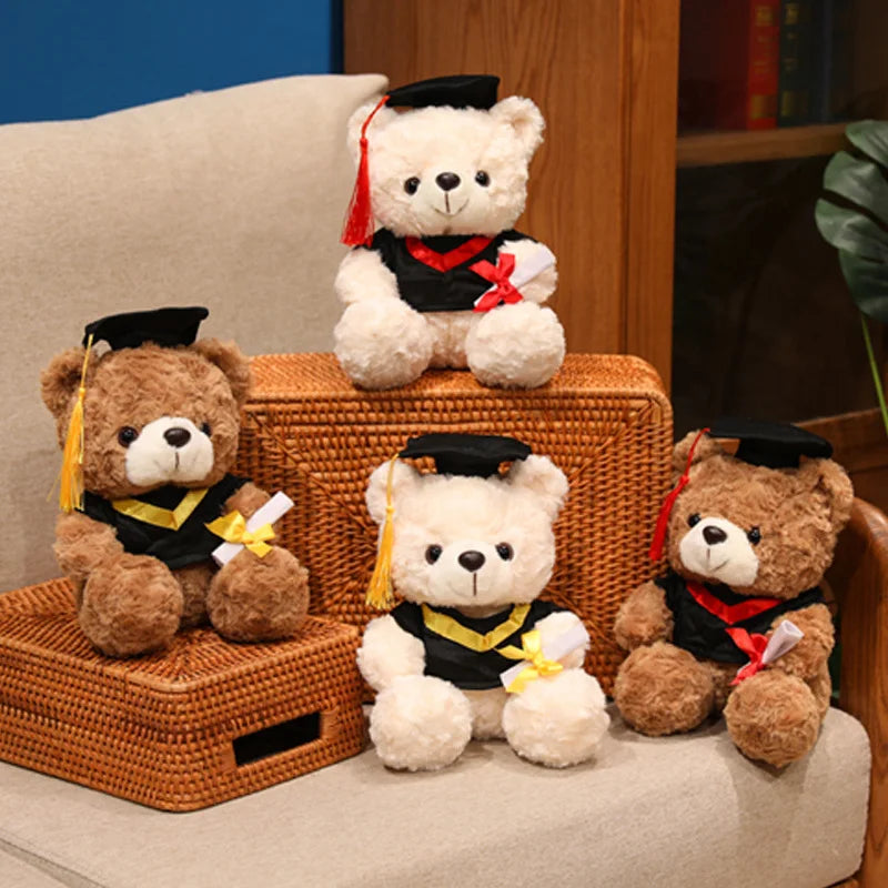 Cute Graduation Teddy Bear Plush with Diploma - Image 4