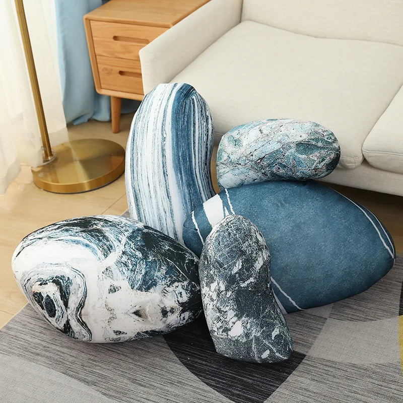 Realistic Stone Shaped Plush Pillow - Image 3