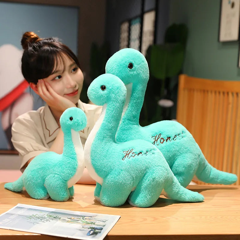 Lime Green Stegosaurus Plush with Goodness - Image 6