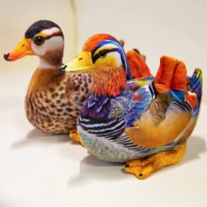 Vibrant Multi-Color Mandarin Duck Plush