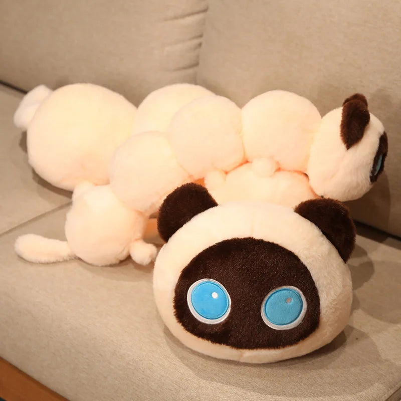 Long Black Cat Plush Body Pillow - Image 3