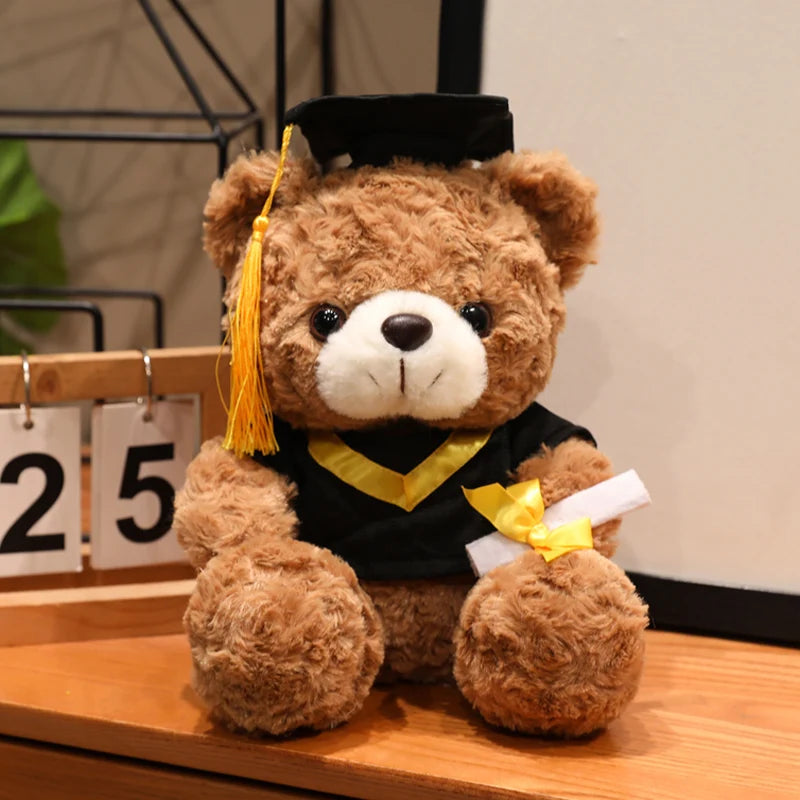 Cute Graduation Teddy Bear Plush with Diploma - Image 7