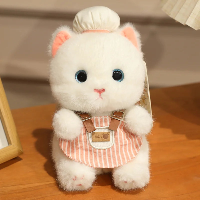 Adorable Cat Plush Toys with Glitter Heart Collar - Image 13