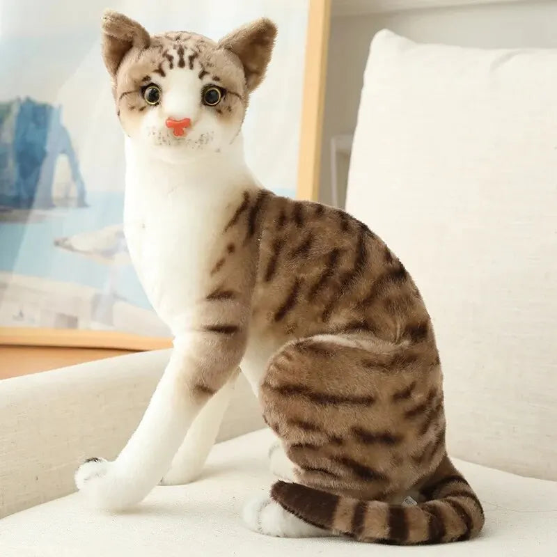 Plush Seal Point Siamese Cat with Blue Eyes - Image 11