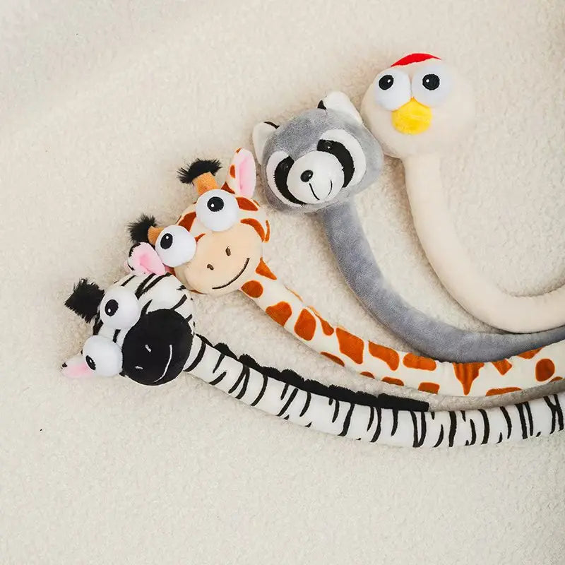Cute Long Animal Plush Toy Set of 4