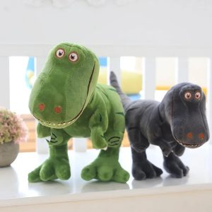 Friendly Green T-Rex Plush Dinosaur Toy