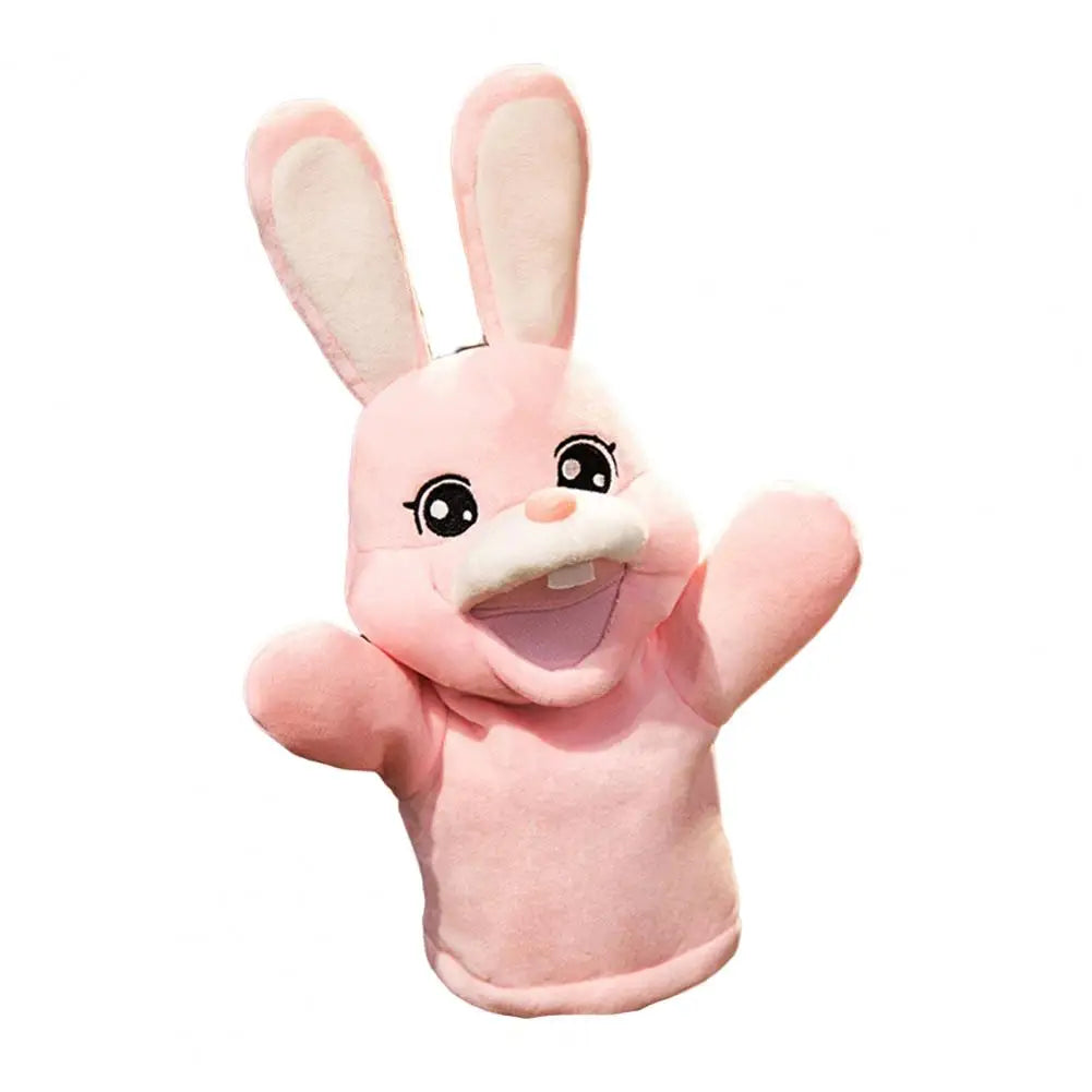 Cute Plush Bunny Hand Puppet Set with Carrot - Image 8