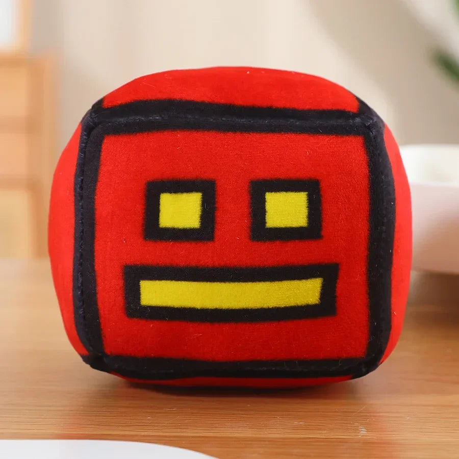 Set of 4 Vibrant Pixel Cube Plush Toys - Image 9