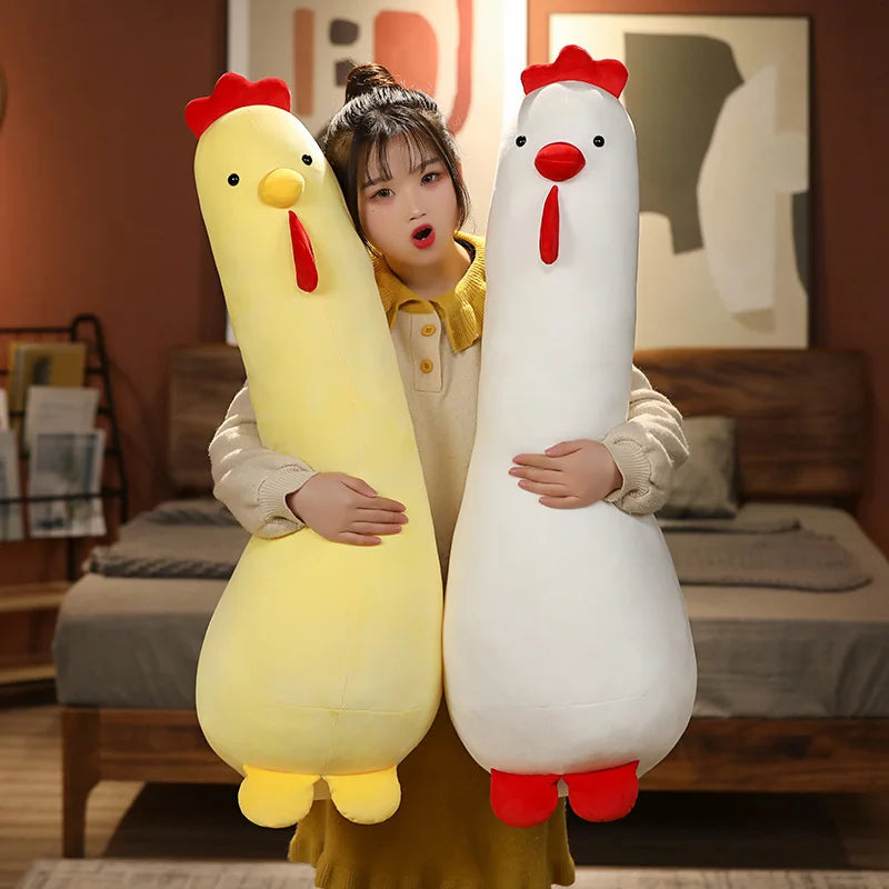 Soft Plush Chicken Body Pillow Toy - Image 4