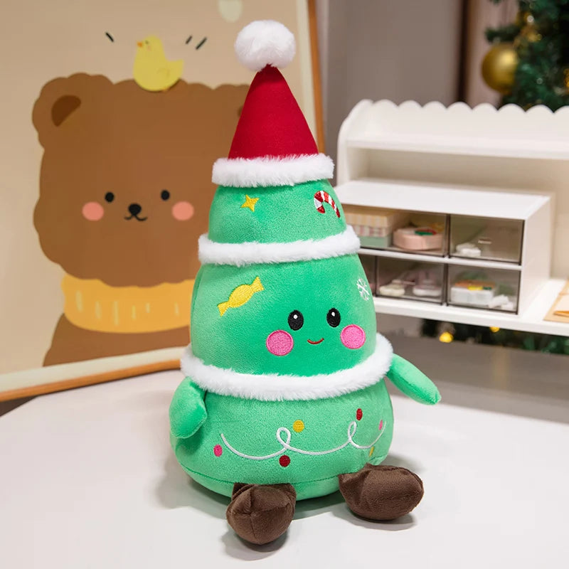 Festive Plush Christmas Decor: Gingerbread & Tree - Image 7