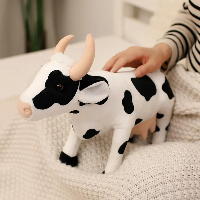 Black and White Spotted Cow Plush with Udders - Image 3
