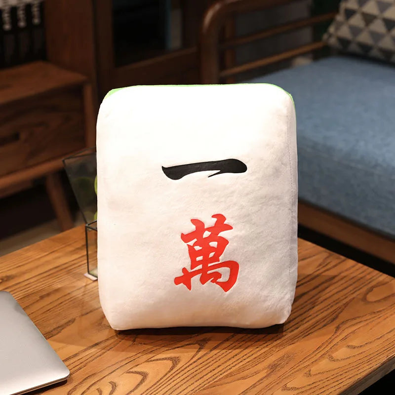 Mahjong Tile Plush Cushion with Iconic Designs - Image 19