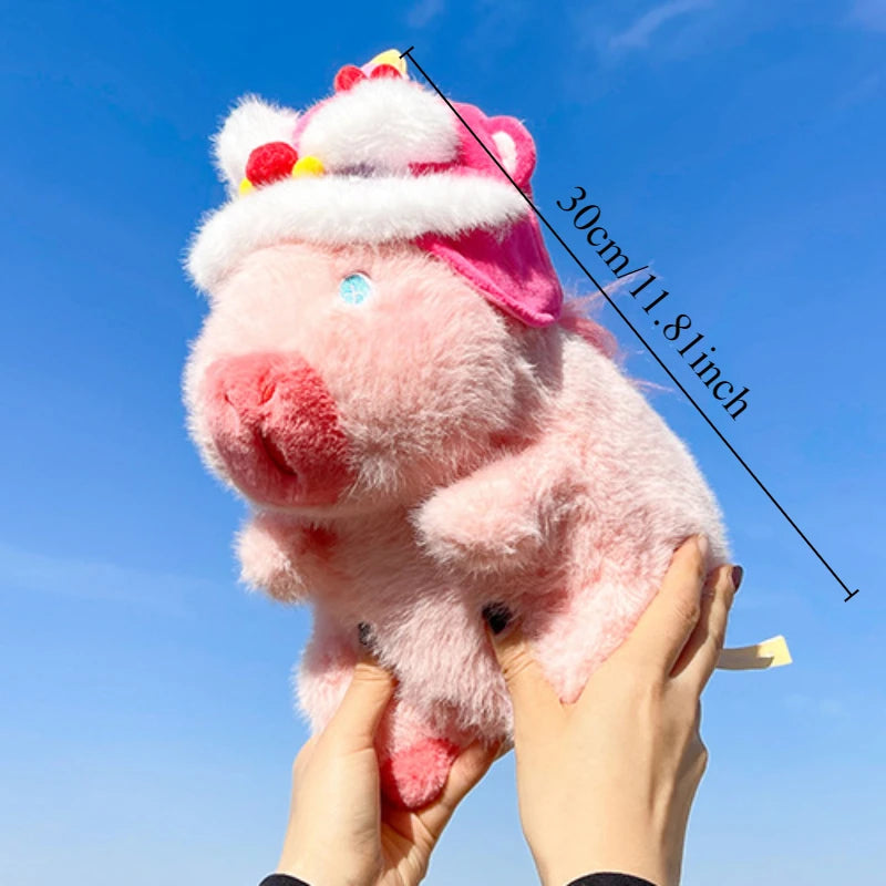 Cute Capybara Plush Family with Turtle Hat - Image 15