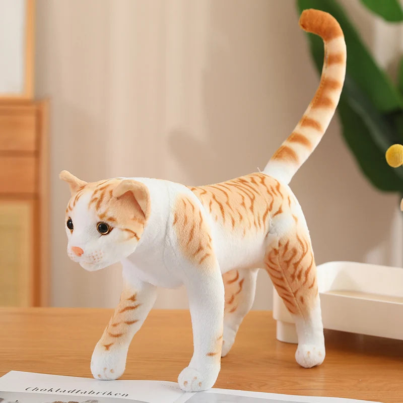 Realistic Tabby Cat Plush Toy - Image 7