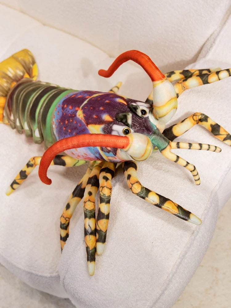 Vibrant Multi-Color Mantis Shrimp Plush Toy - Image 7