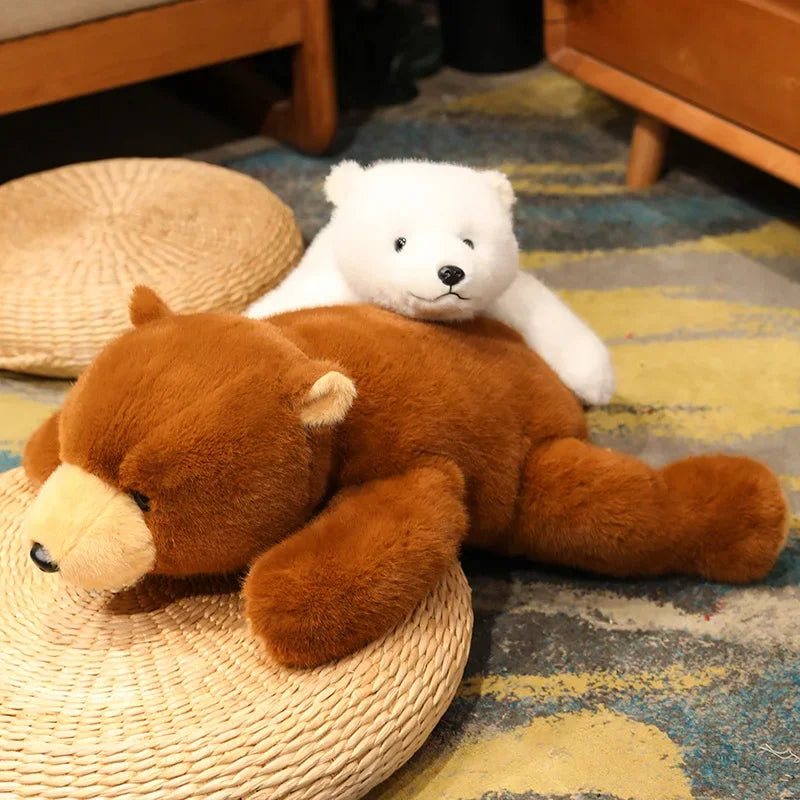 Cute Black and White Sitting Panda Plush - Image 5