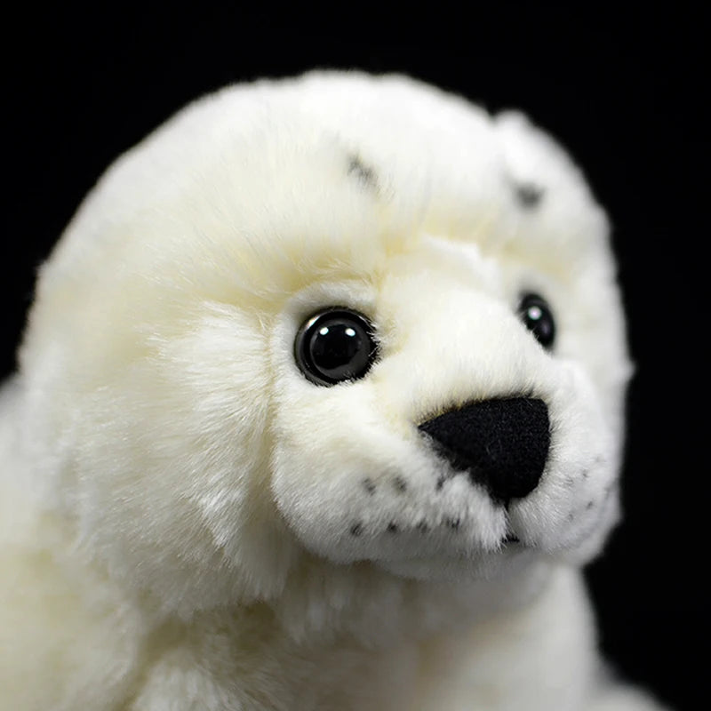 Realistic White Baby Seal Plush Toy - Image 2