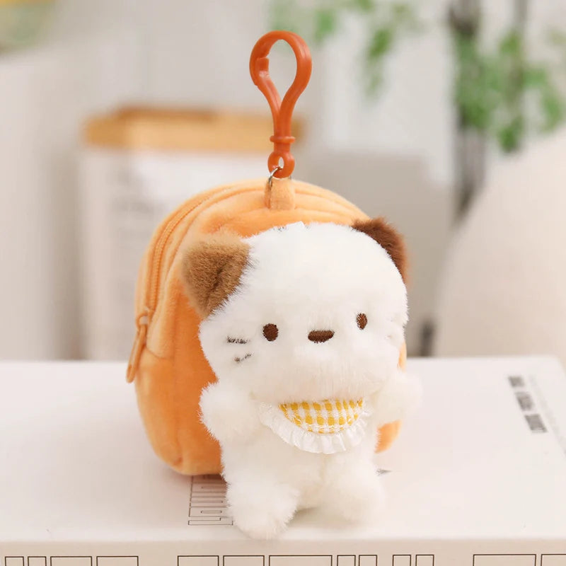 Orange Cat Plush Mini Backpack Keychain - Image 9