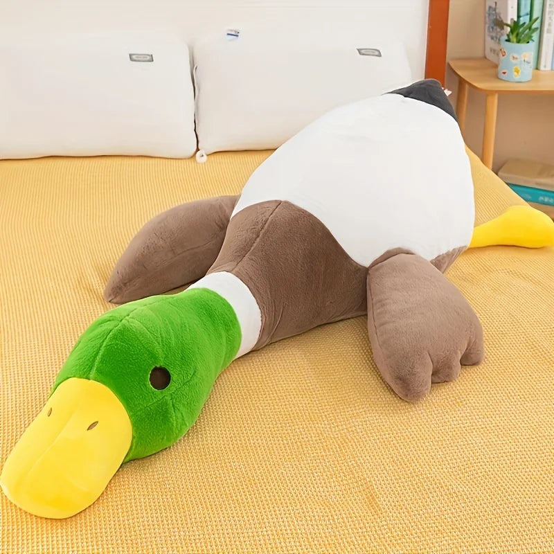 Long Mallard Duck Plush Body Pillow - Image 6