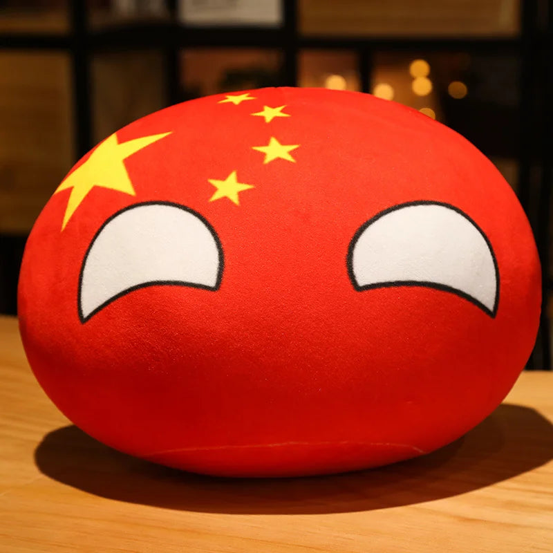 Soft Round Countryball Flag Plush Toy - Image 12