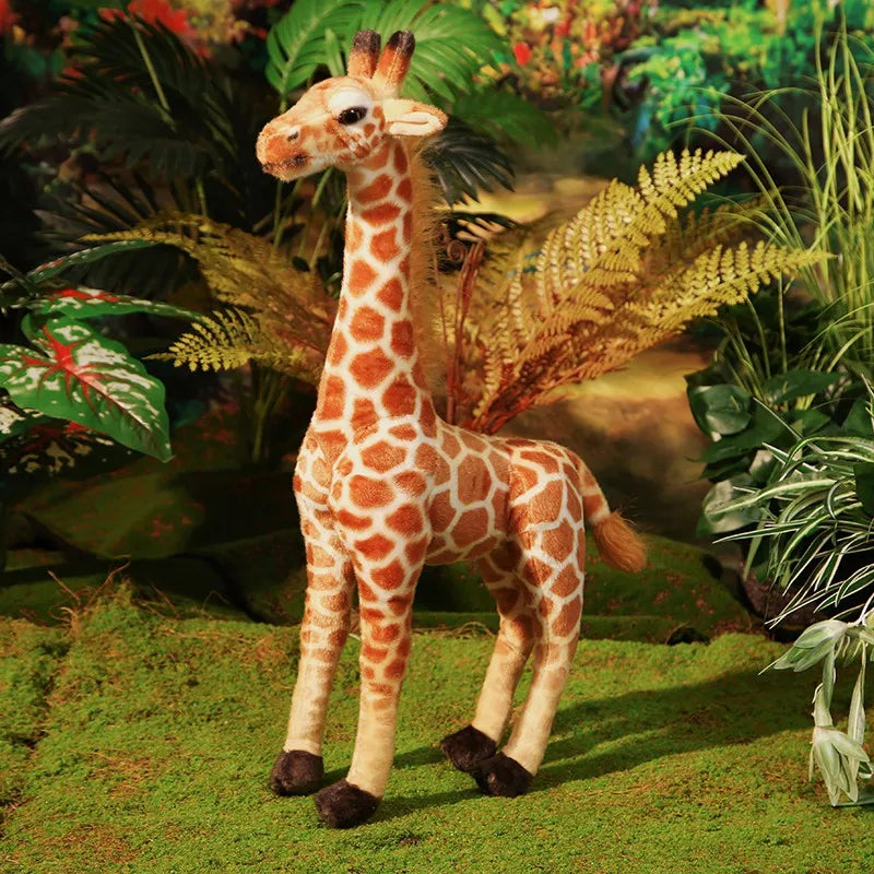 Giant Realistic Plush Giraffe Stuffed Animal - Image 7