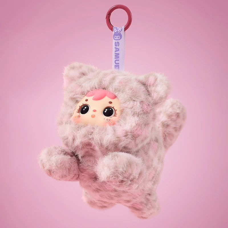 Collectible Plush Animal Hooded Baby Face Toy - Image 6