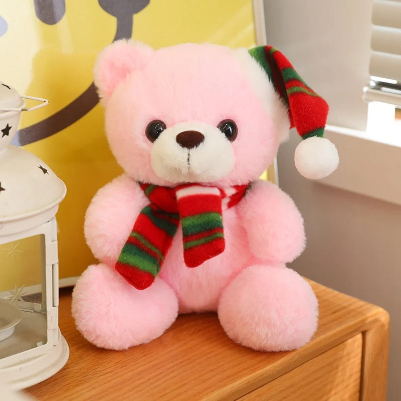 Red Santa Claus Plush with Merry Christmas Sign - Image 18