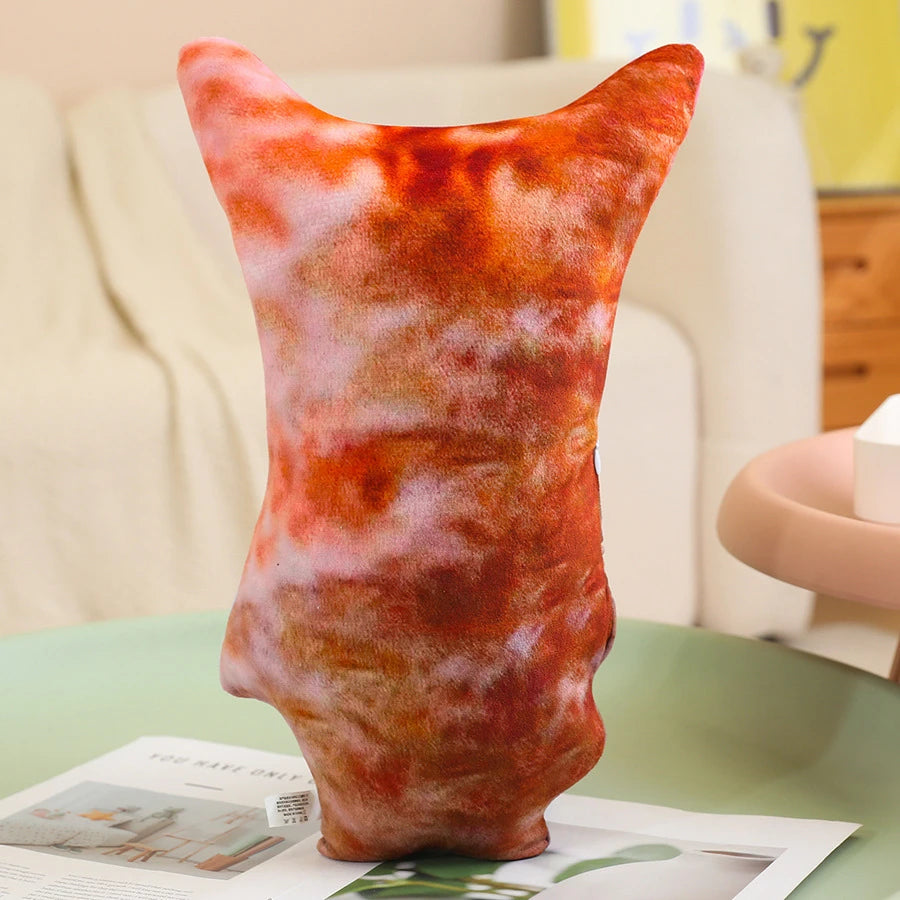 Funny Distorted Cat Face Plush Pillow - Image 6