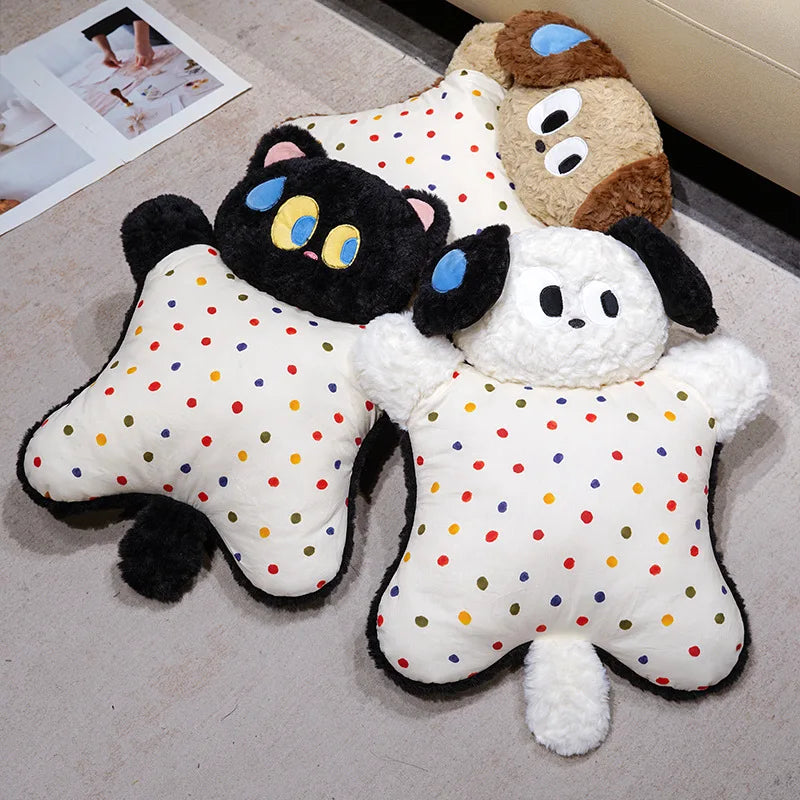 Cute Dog Plush Toy with Polka Dot Body - Image 6